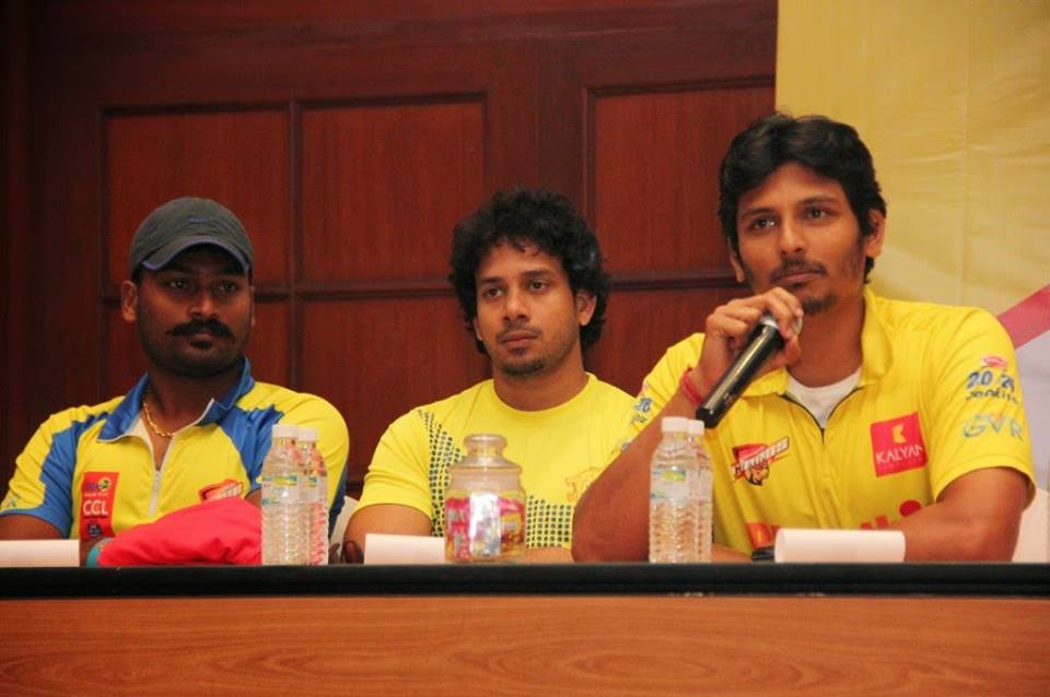 Chennai Rhinos CCL 5 Press Meet