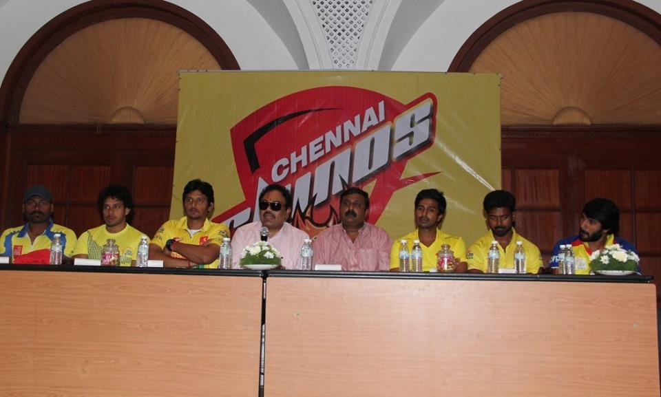 Chennai Rhinos CCL 5 Press Meet