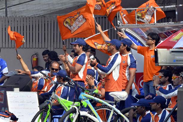 Chennai Rhinos Vs Veer Marathi Match Photos