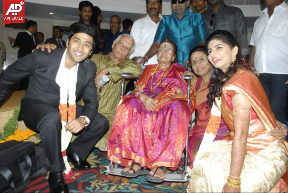 Chinmayi n Rahul Ravindran Reception Photos