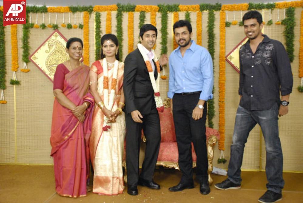 Chinmayi n Rahul Ravindran Reception Photos