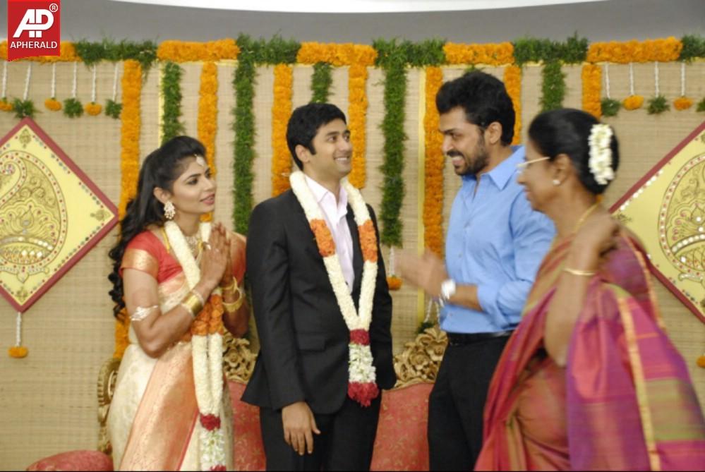 Chinmayi n Rahul Ravindran Reception Photos