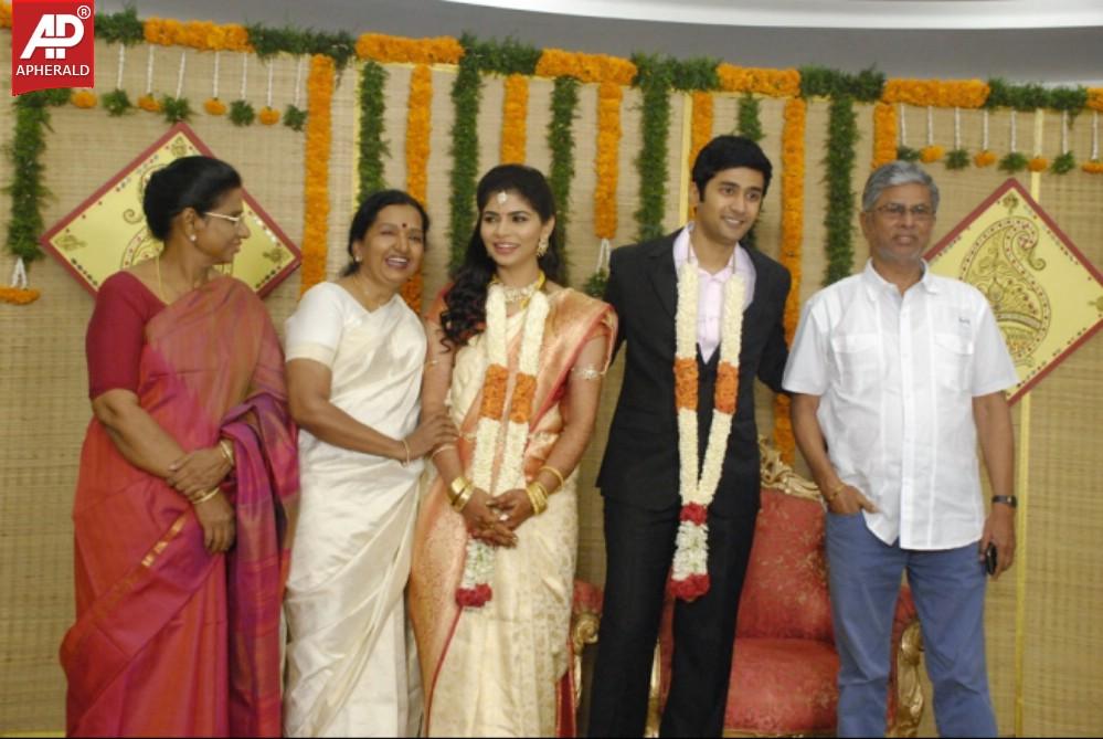 Chinmayi n Rahul Ravindran Reception Photos