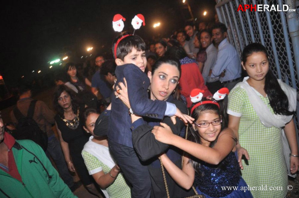 Celebrities at Christmas Midnight Mass 2013 Pics