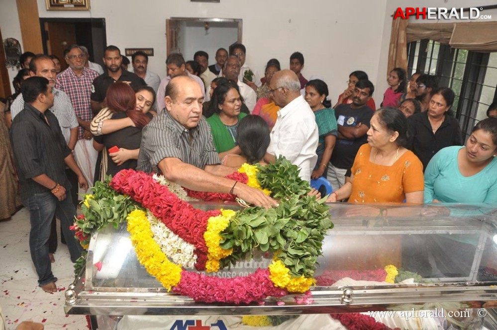 Dance Master Raghuram Condolences Gallery