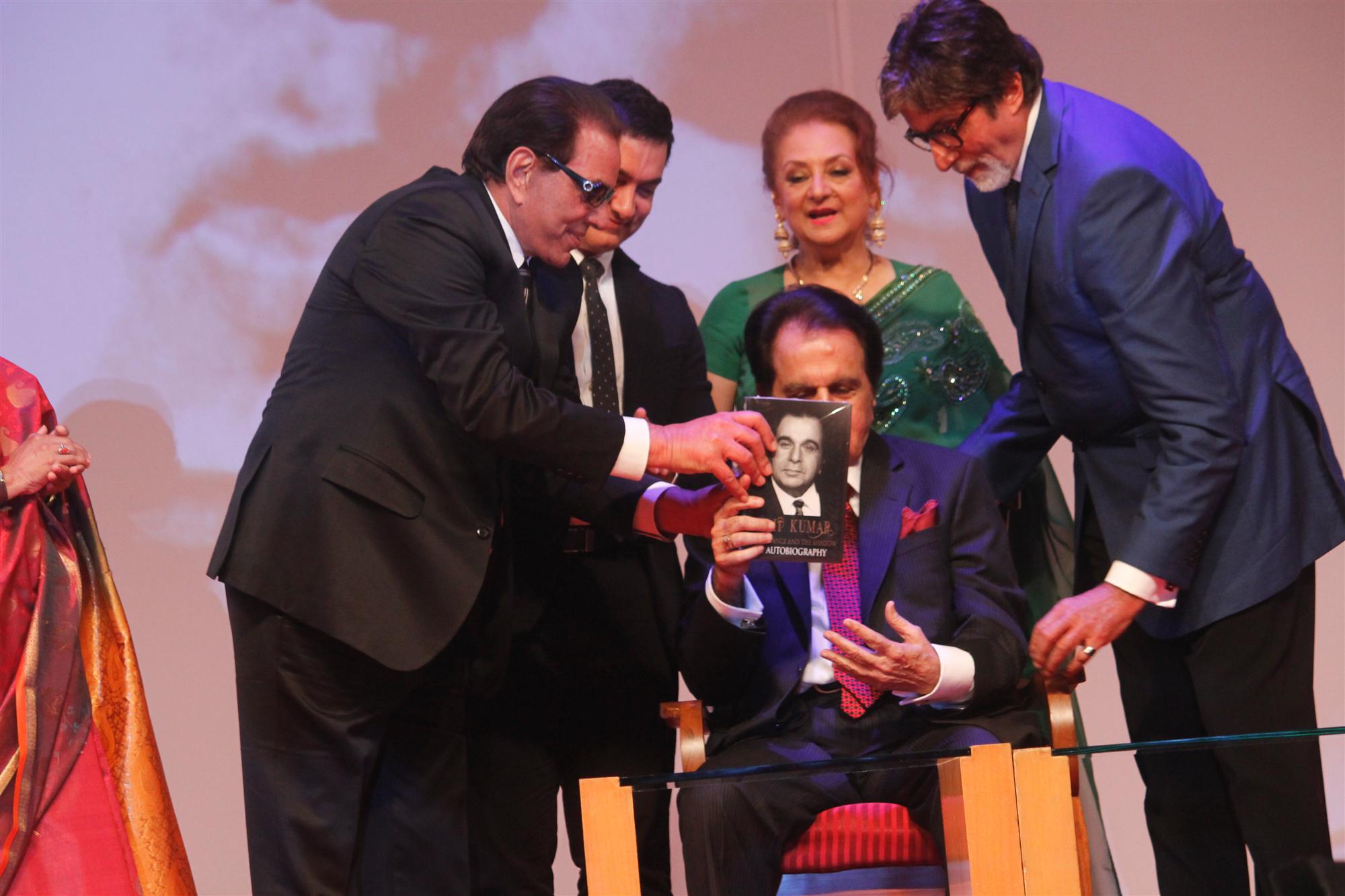 Dilip Kumar Autobiography Substance And The Shadow Book Launch Pics