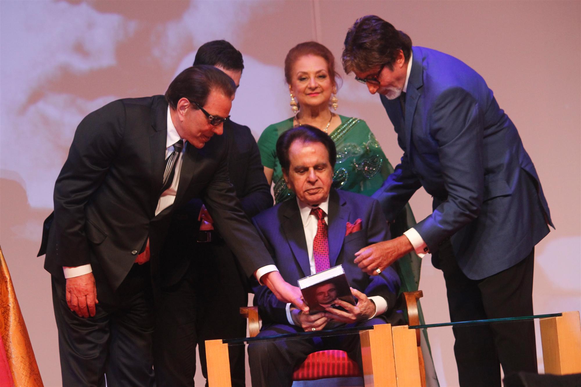 Dilip Kumar Autobiography Substance And The Shadow Book Launch Pics