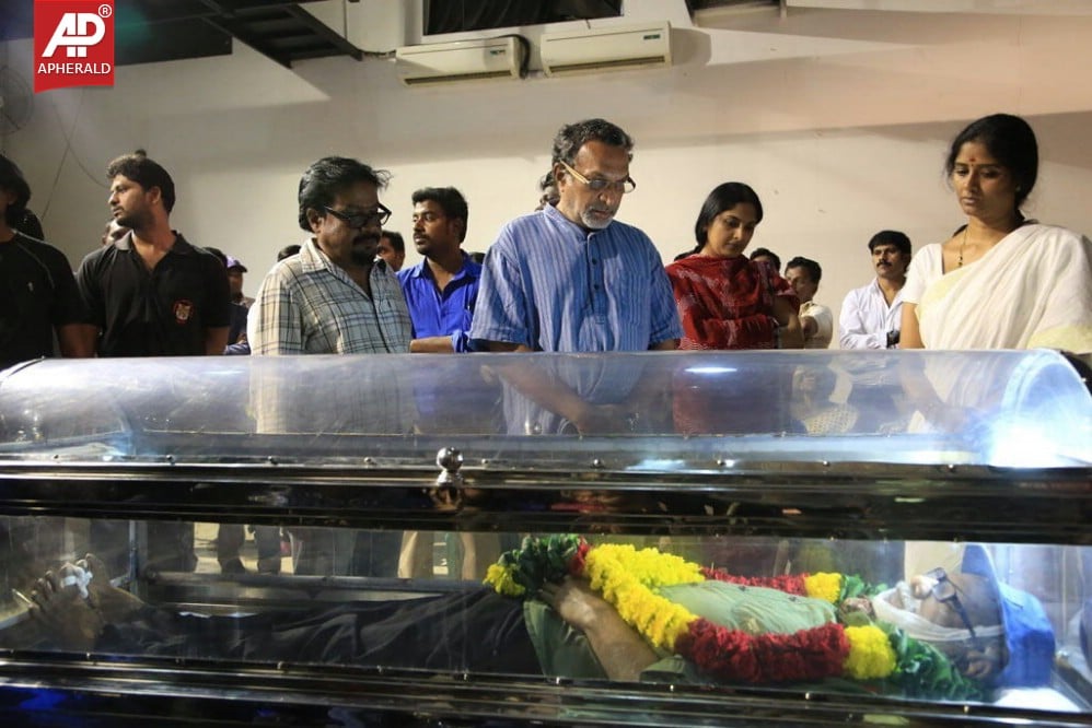 Director Balu Mahendra Condolence Photos