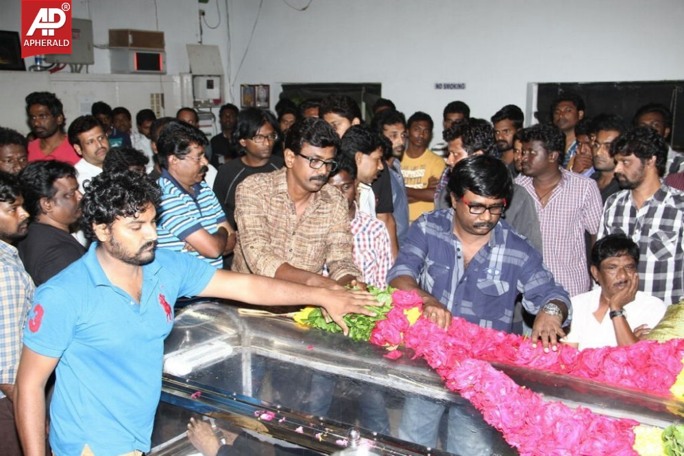 Director Balu Mahendra Condolence Photos