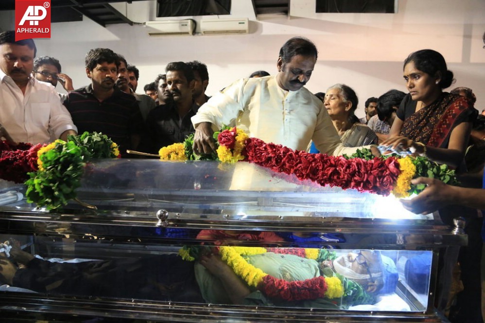 Director Balu Mahendra Condolence Photos