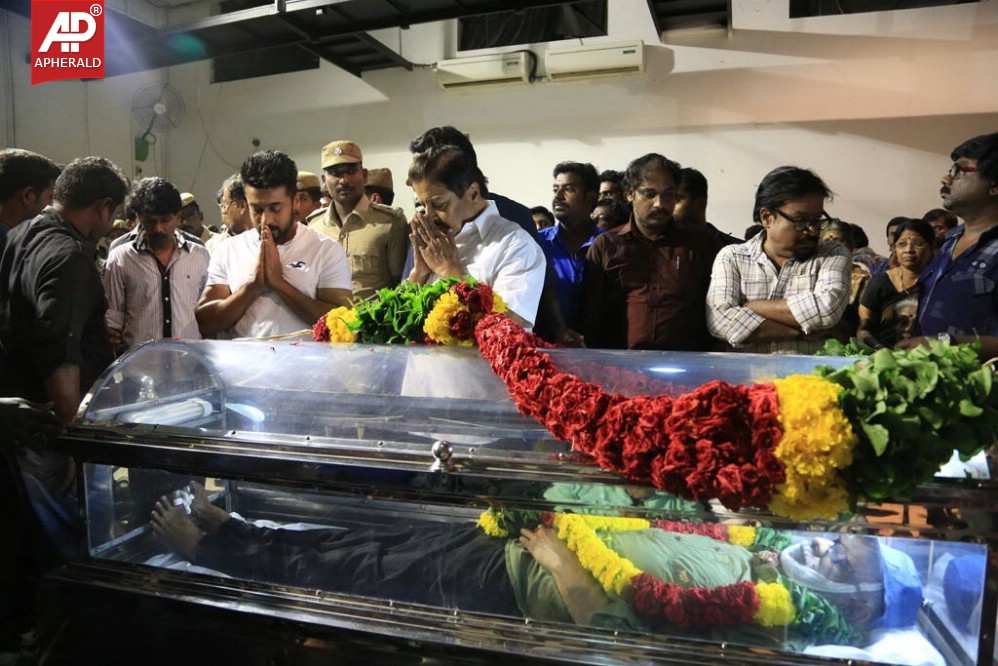 Director Balu Mahendra Condolence Photos