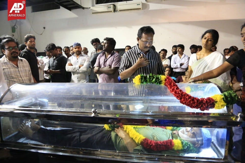 Director Balu Mahendra Condolence Photos