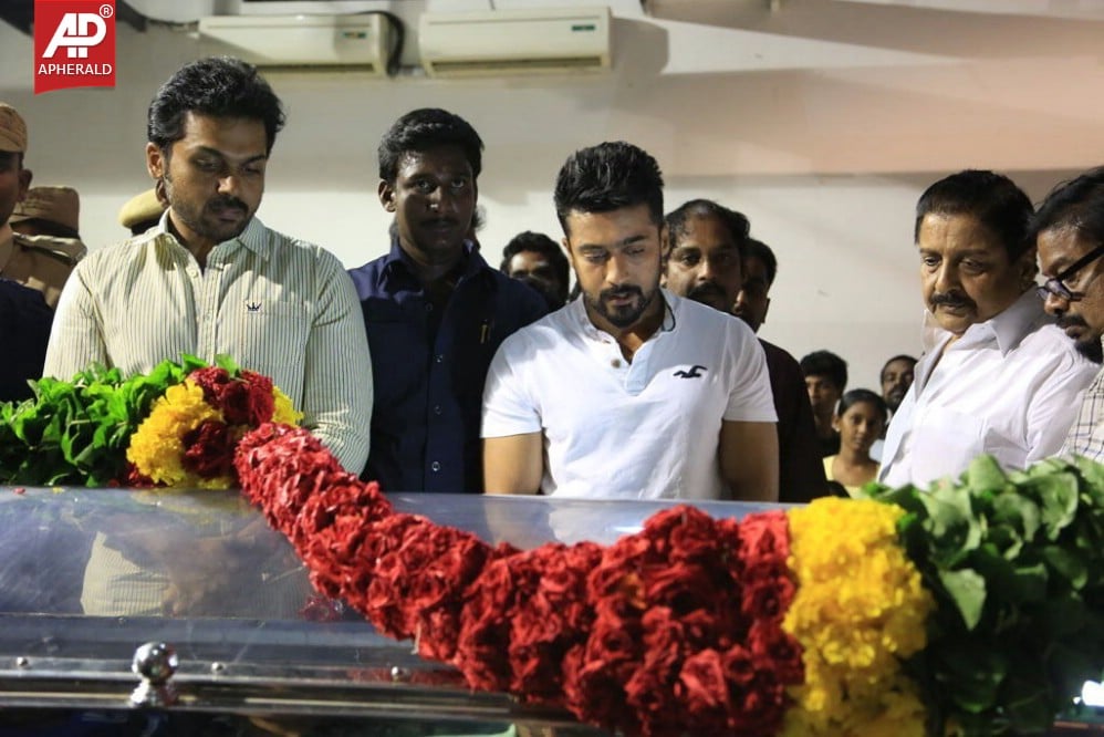 Director Balu Mahendra Condolence Photos