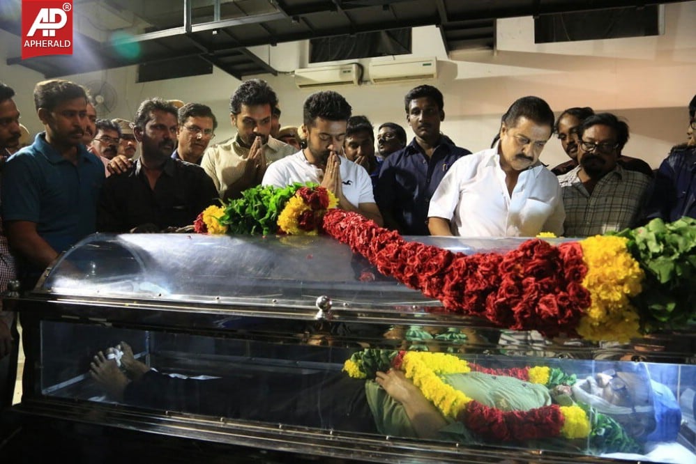 Director Balu Mahendra Condolence Photos