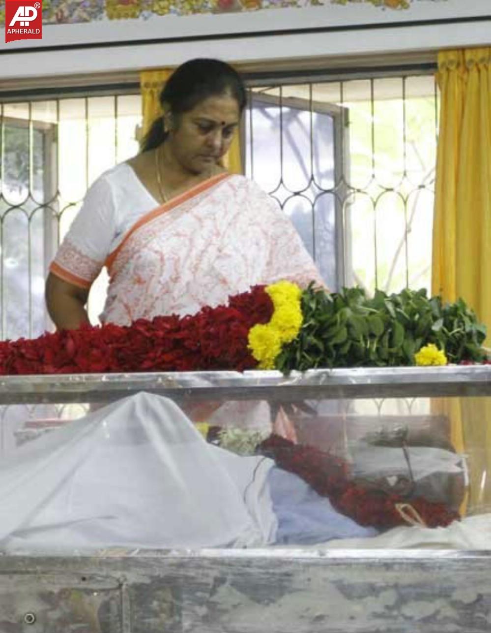 Director Bapu Condolences Photos