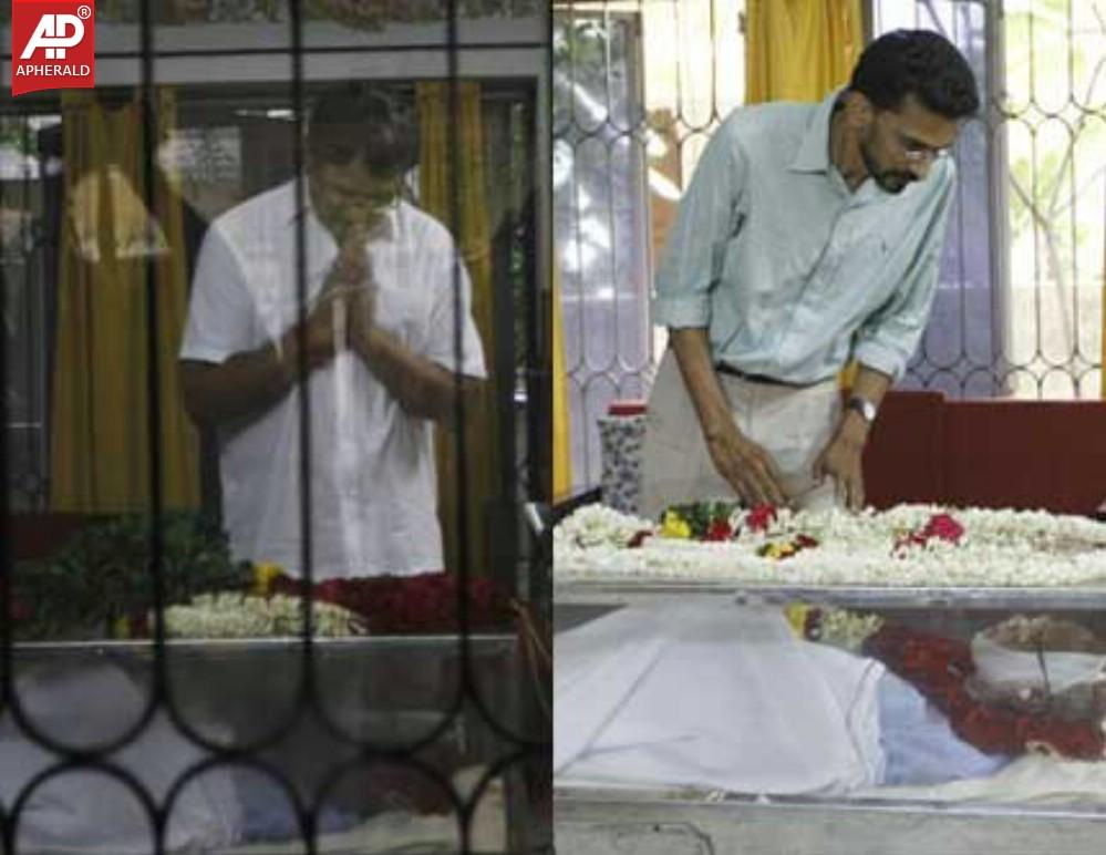 Director Bapu Condolences Photos