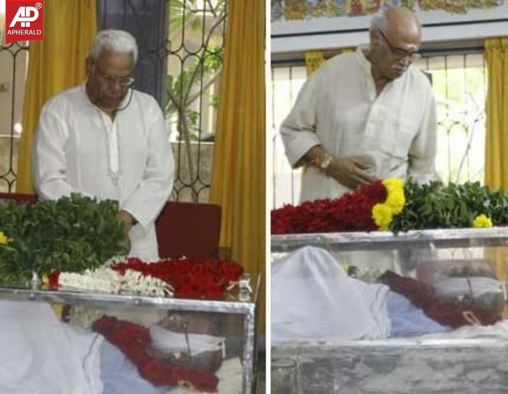 Director Bapu Condolences Photos