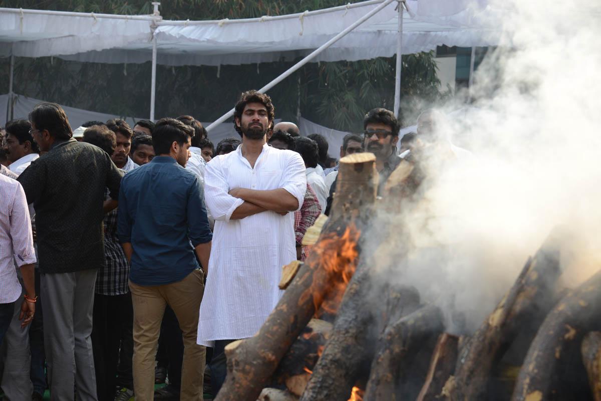 Dr D Ramanaidu Funeral Photos
