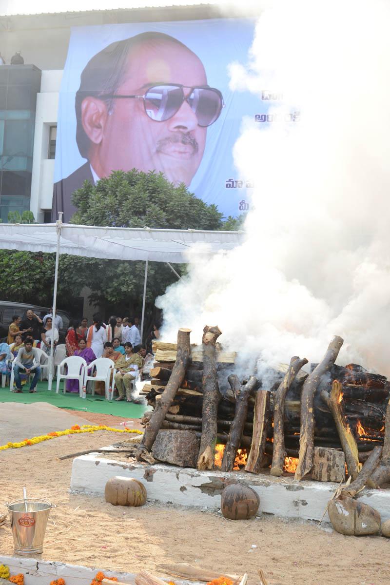 Dr D Ramanaidu Funeral Photos
