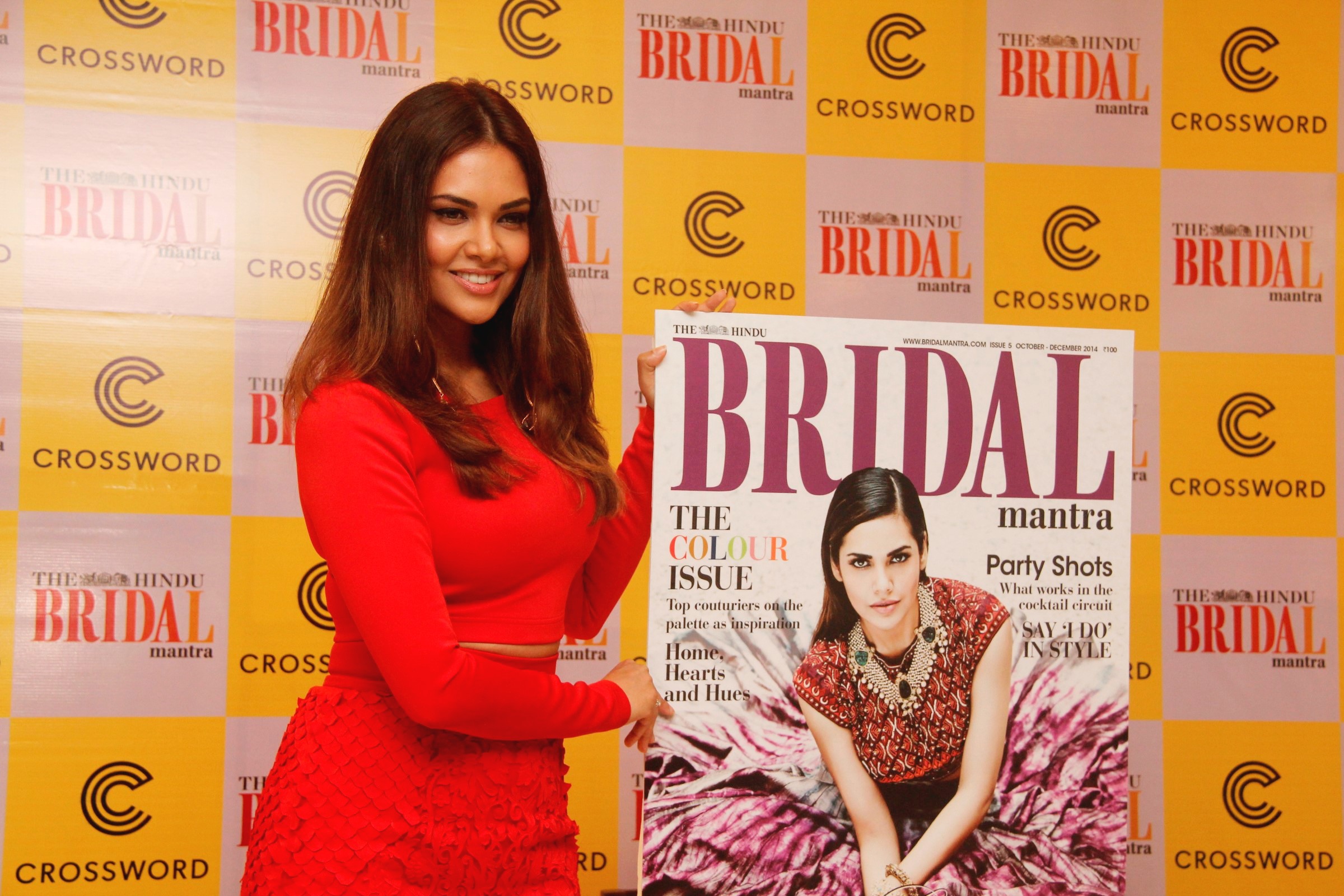 Esha Gupta at 5th Hindu Bridal Mantra Magazine Cover Stills