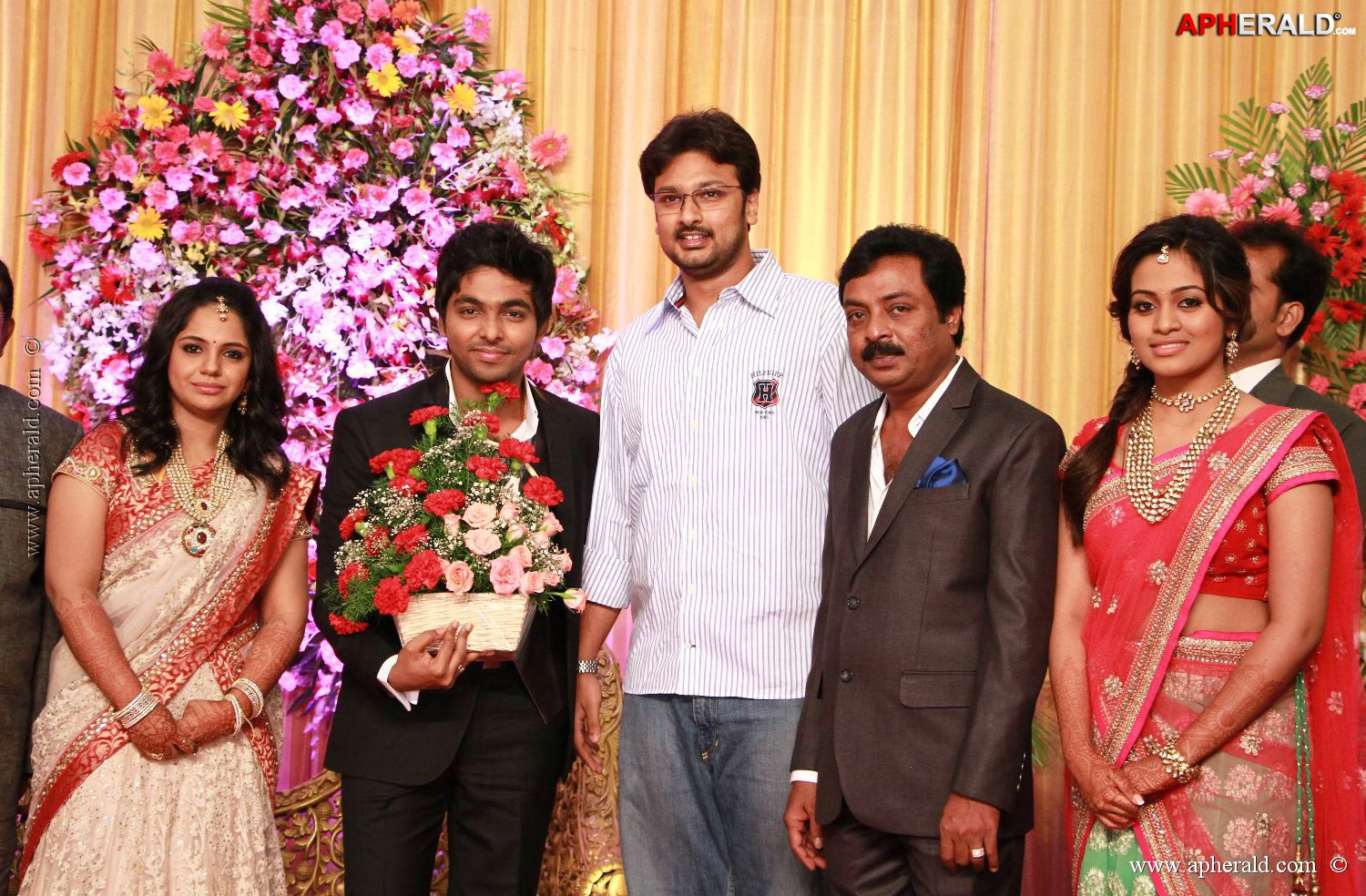 G V Prakash Kumar Saindhavi Reception Photos