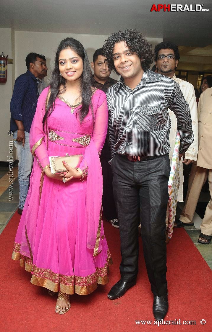 G V Prakash Kumar Saindhavi Reception Photos