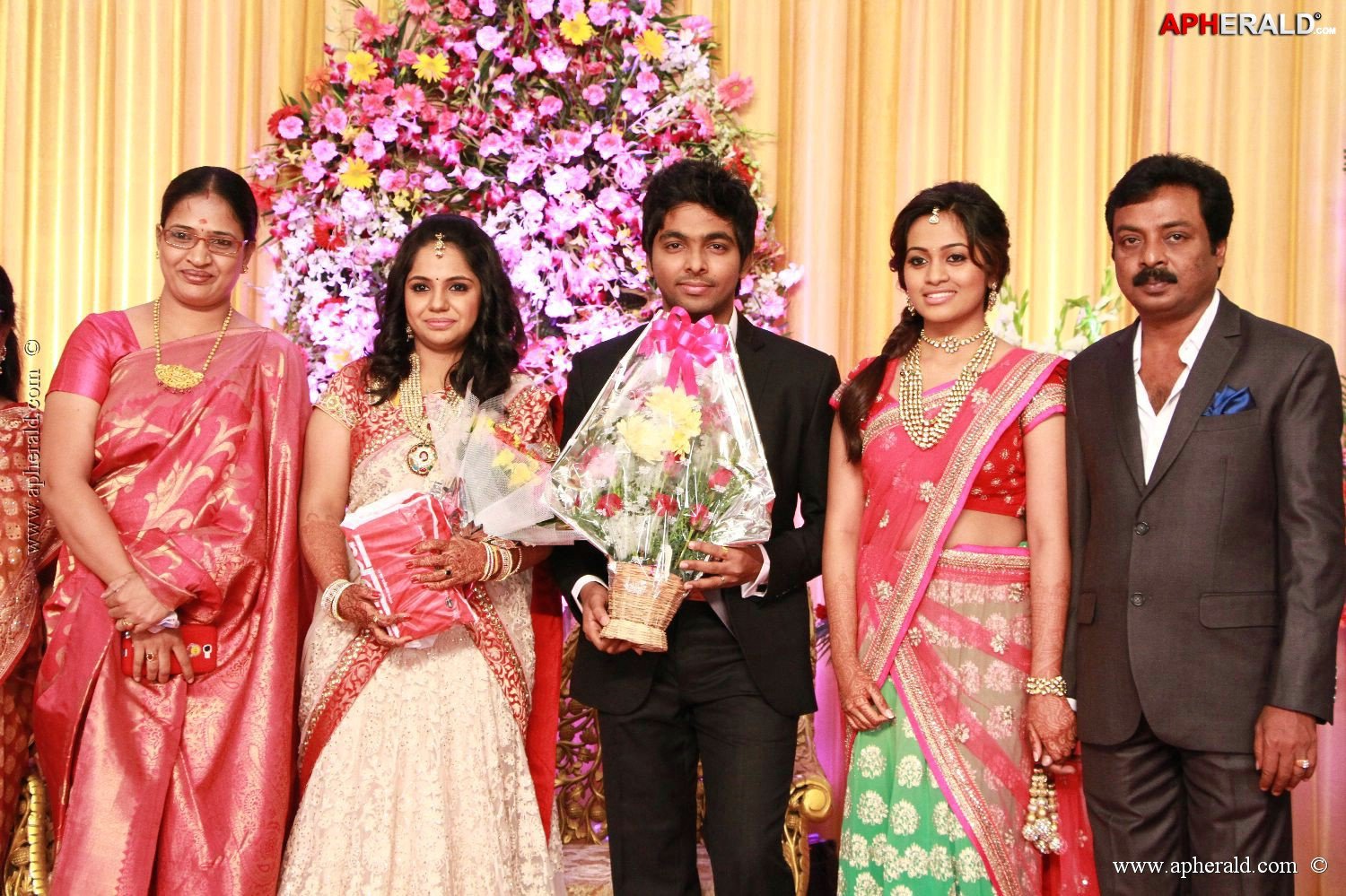 G V Prakash Kumar Saindhavi Reception Photos