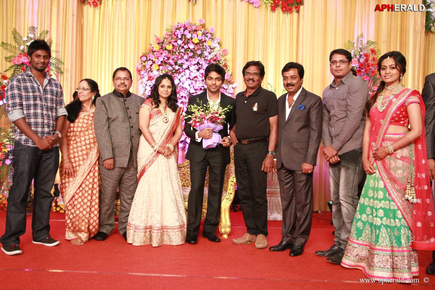 G V Prakash Kumar Saindhavi Reception Photos