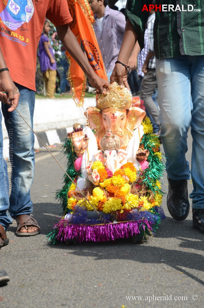 Ganesh Visarjan Photos at Hyd 2