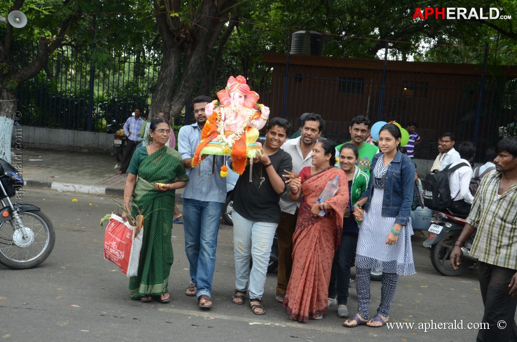 Ganesh Visarjan Photos at Hyd 2