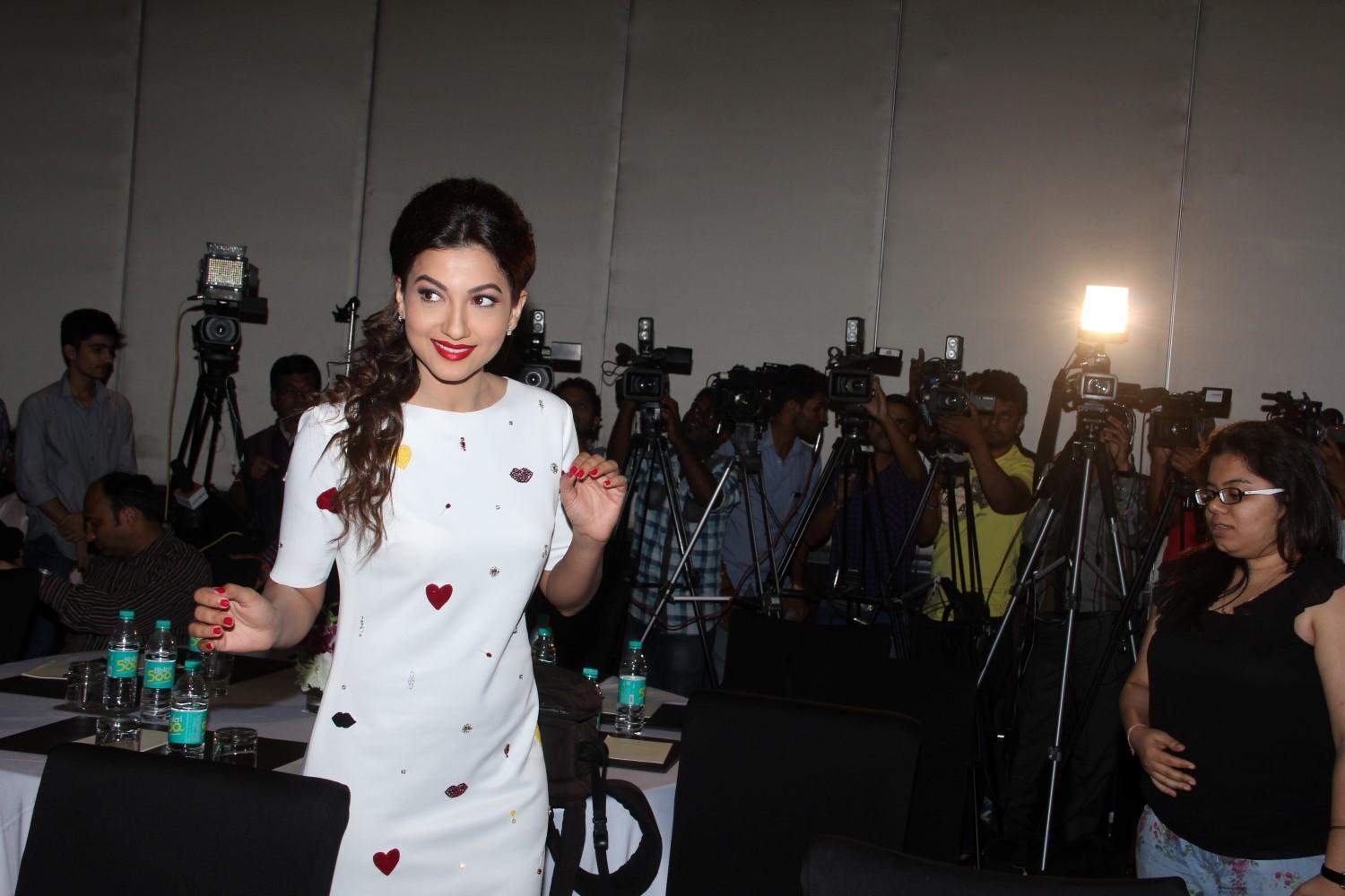 Gauahar Khan at India SAARC Operations Inauguration