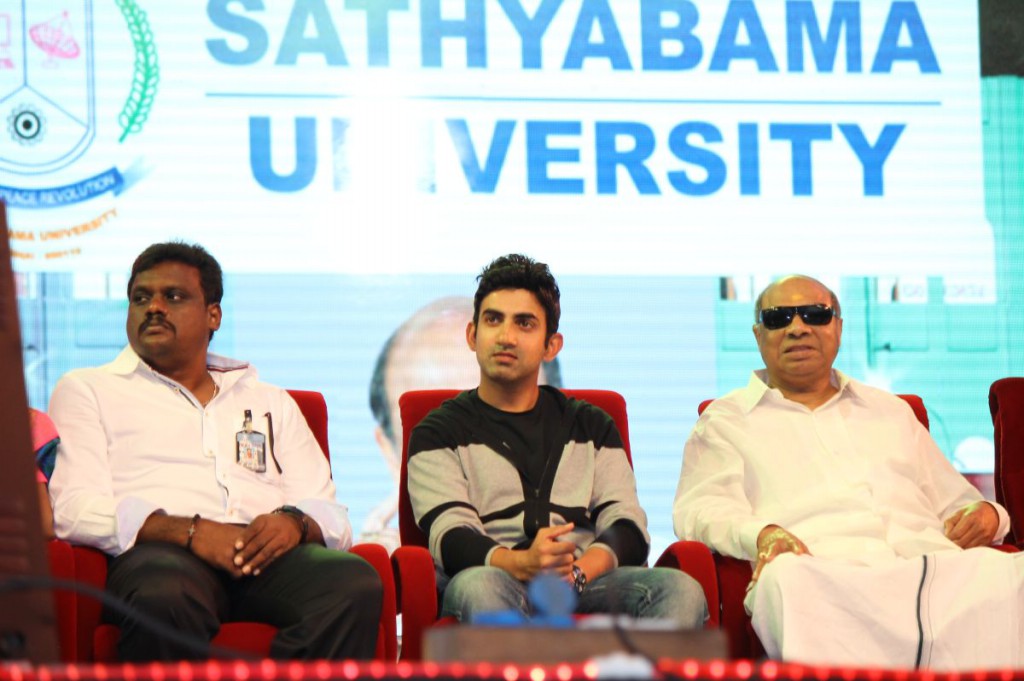 Gautham Gambhir Inagurates Femfest And Cultural 2015 Sathyabama University