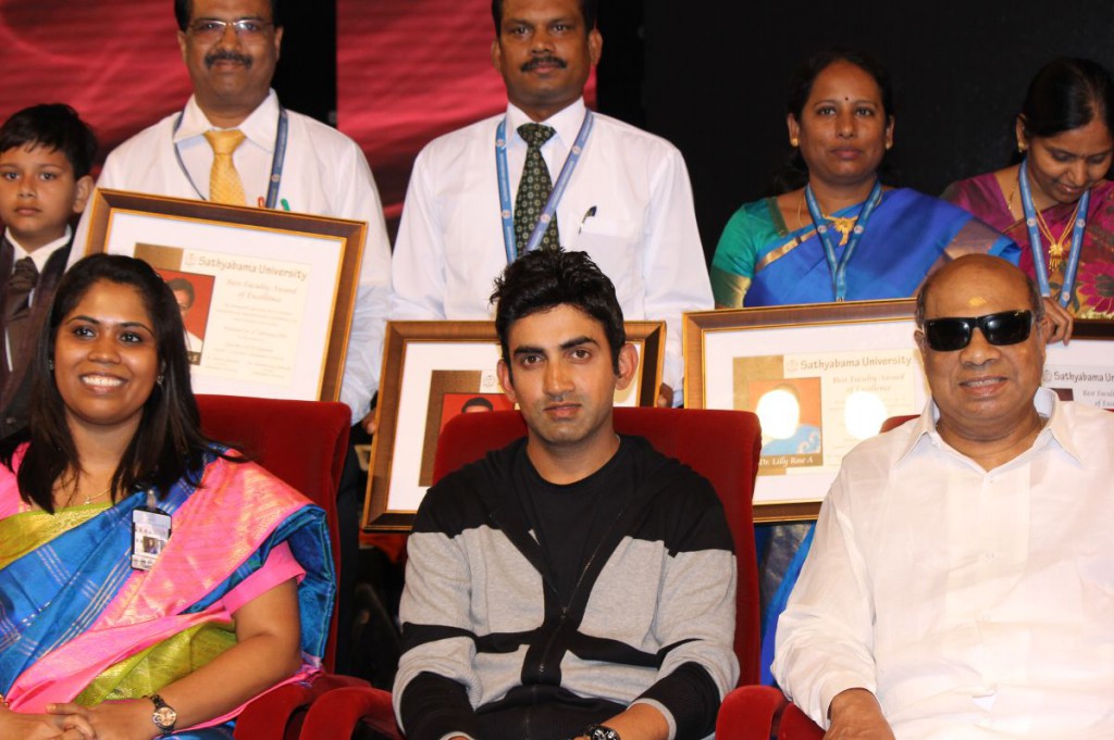 Gautham Gambhir Inagurates Femfest And Cultural 2015 Sathyabama University