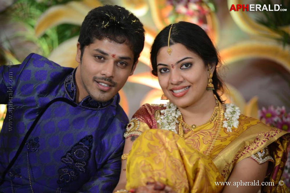 Geetha Madhuri Nandu Engagement Photos