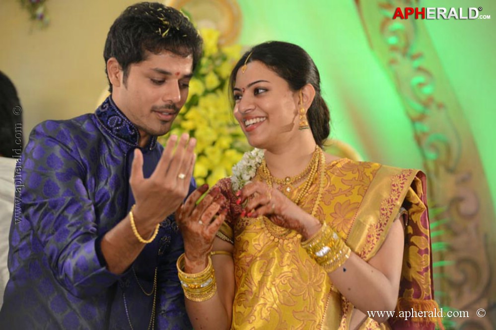 Geetha Madhuri Nandu Engagement Photos