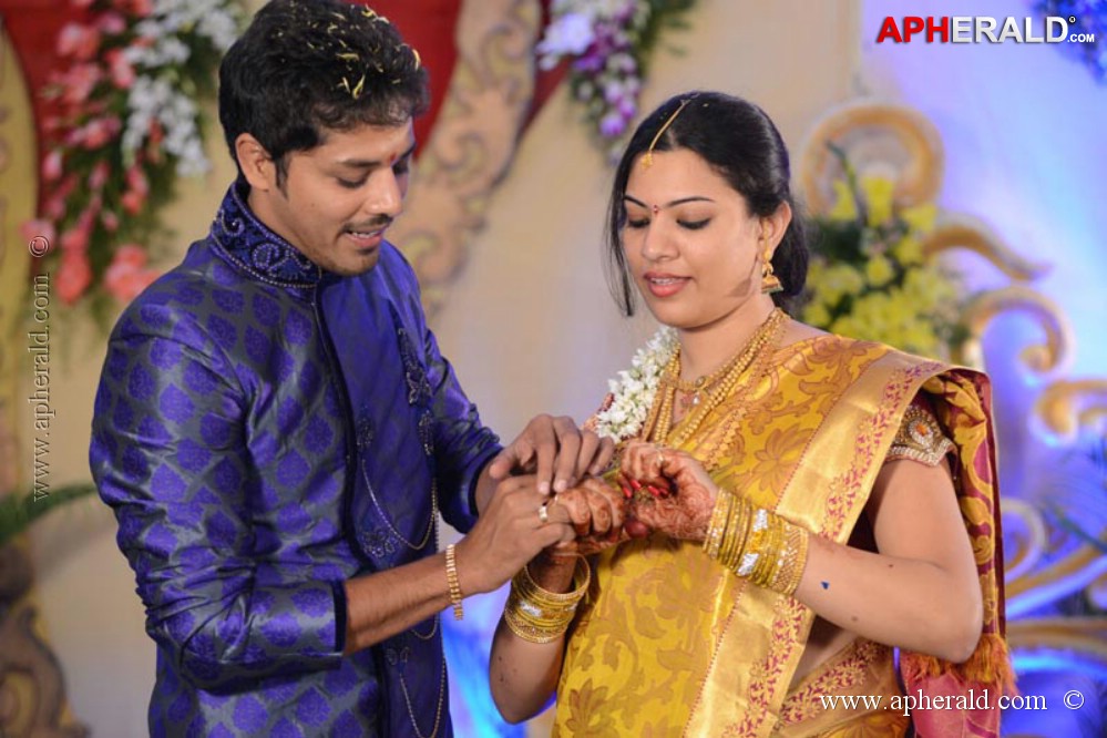 Geetha Madhuri Nandu Engagement Photos