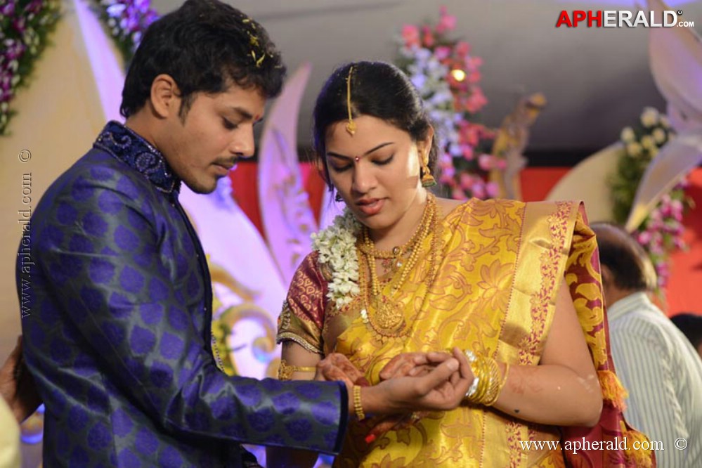 Geetha Madhuri Nandu Engagement Photos