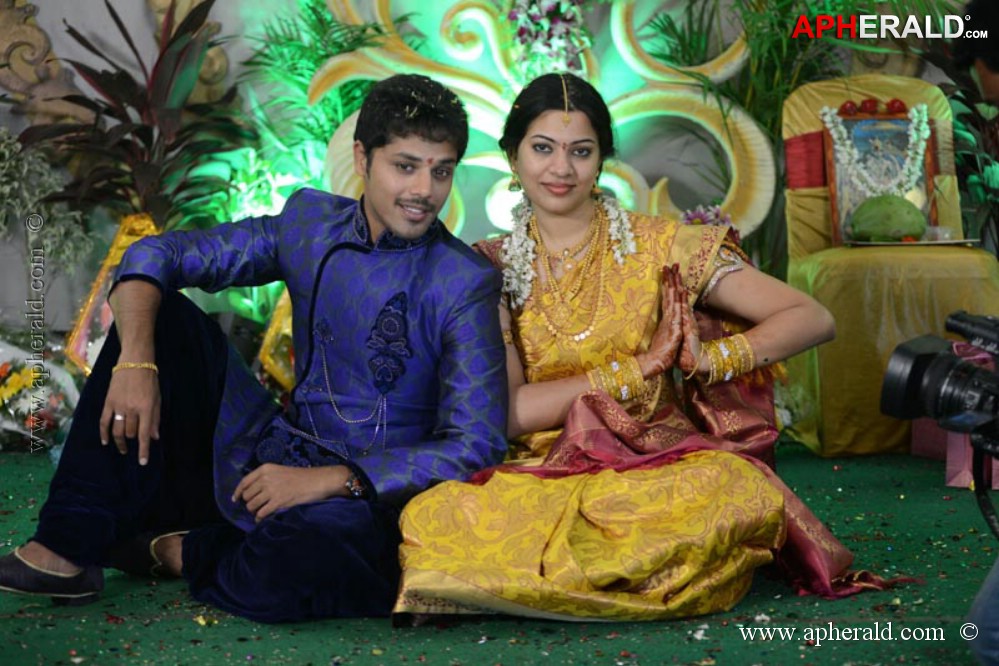 Geetha Madhuri Nandu Engagement Photos