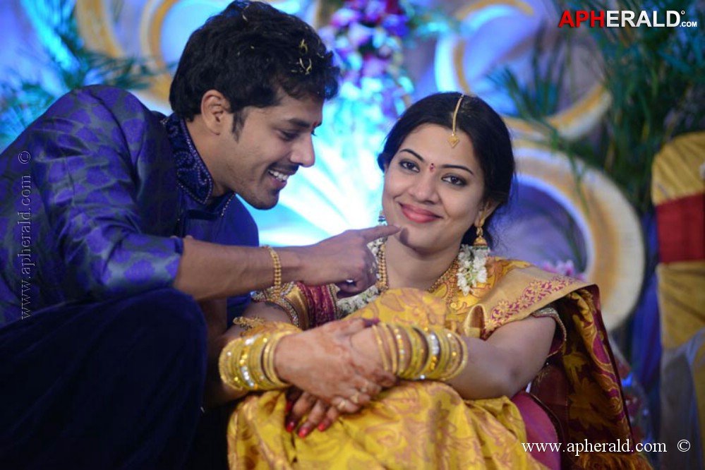 Geetha Madhuri Nandu Engagement Photos