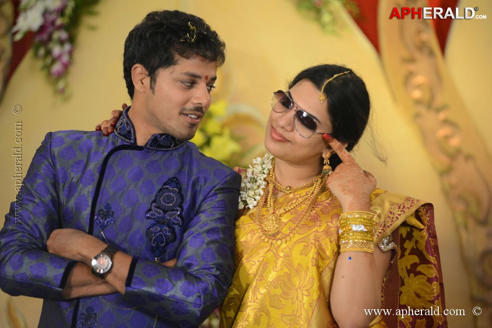 Geetha Madhuri Nandu Engagement Pics