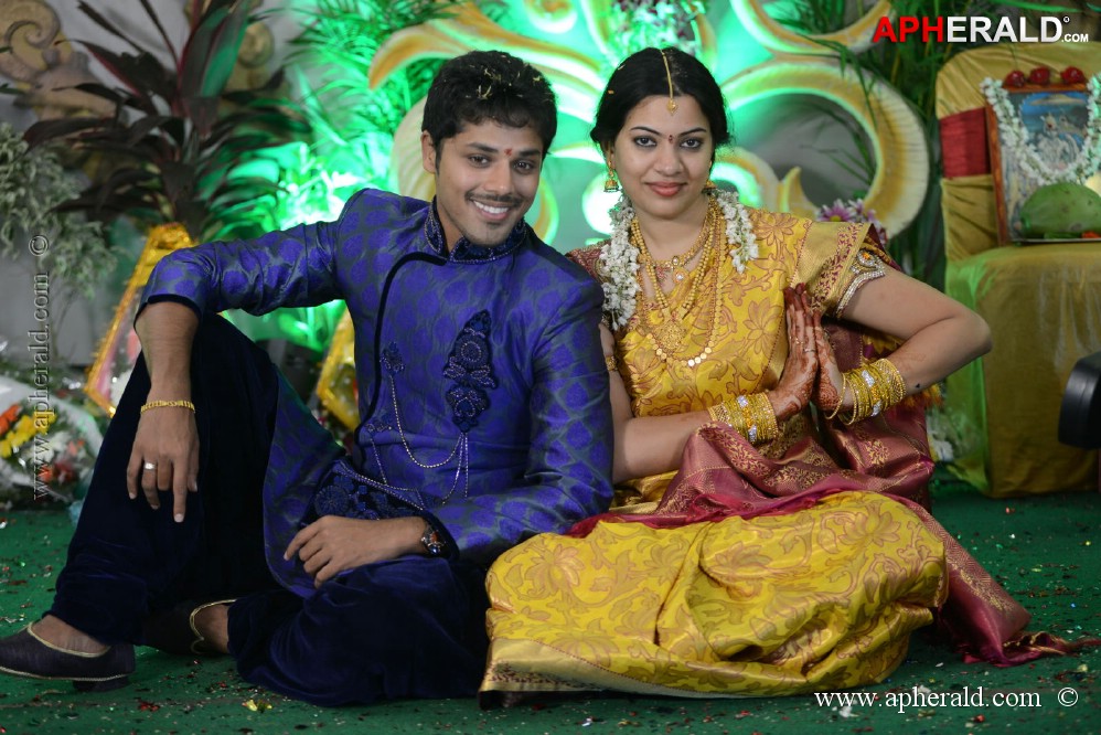 Geetha Madhuri Nandu Engagement Pics