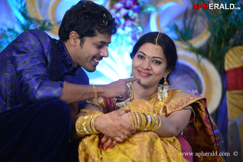 Geetha Madhuri Nandu Engagement Pics