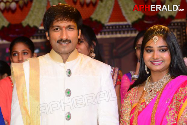 Gopichand Marriage Reception pics