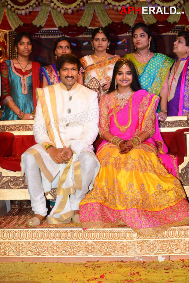 Gopichand Marriage Reception pics