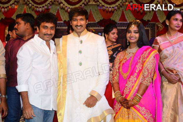 Gopichand Marriage Reception pics