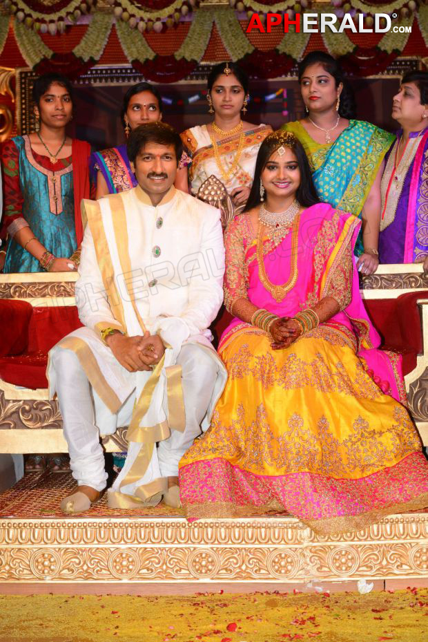 Gopichand Marriage Reception pics