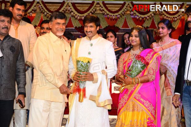 Gopichand Marriage Reception pics