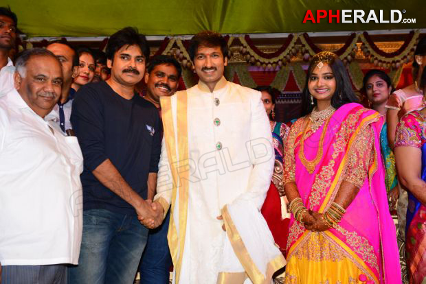 Gopichand Marriage Reception pics