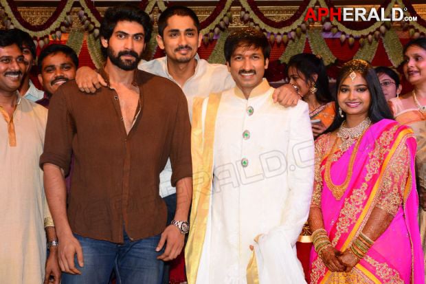 Gopichand Marriage Reception pics