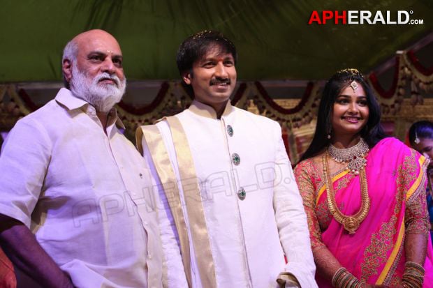 Gopichand Marriage Reception pics